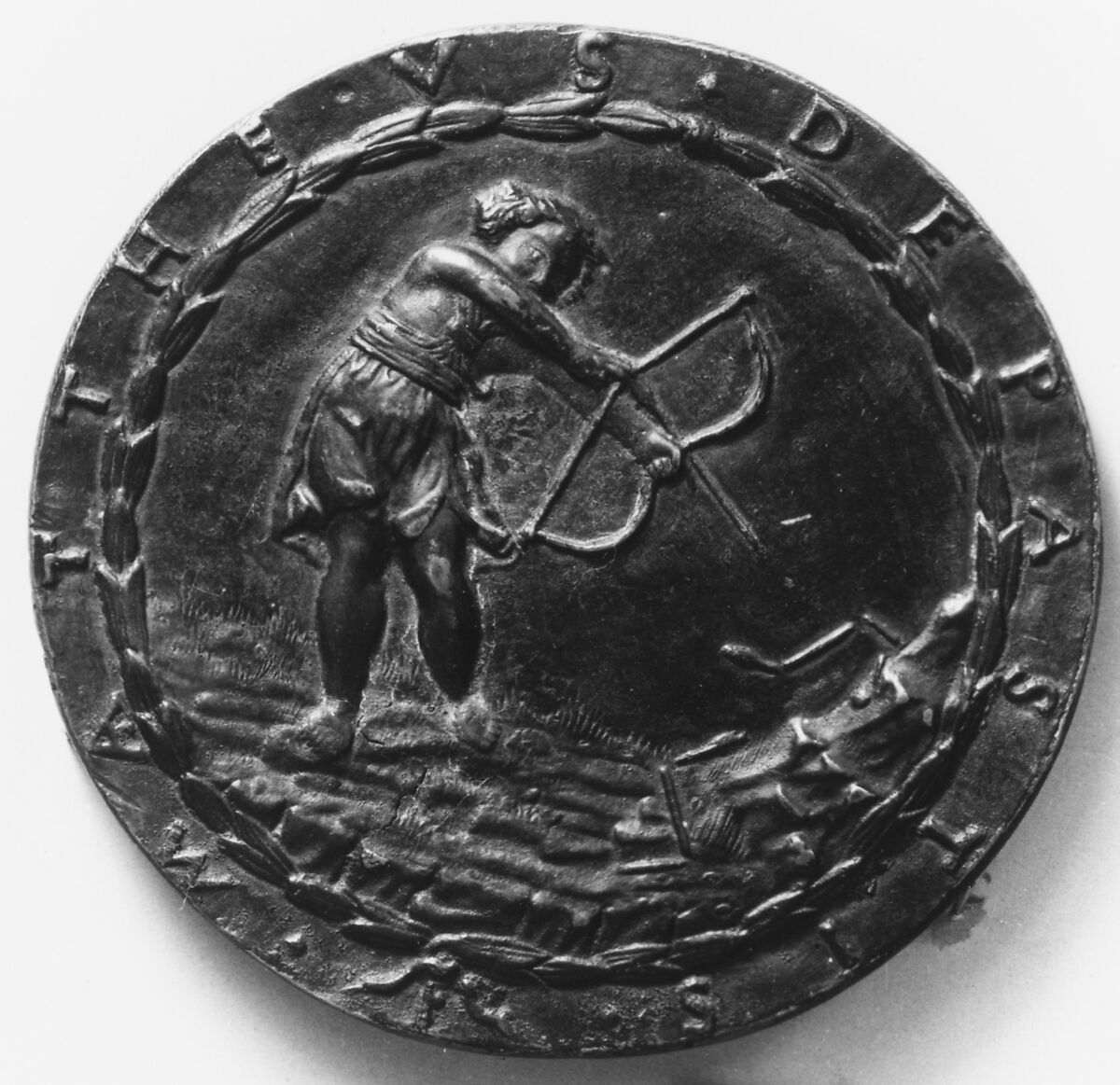 Benedetto de' Pasti, Canon of Verona, Medalist: Matteo de' Pasti (Italian, Verona ca. 1420–after 1467 Rimini), Lead, Italian