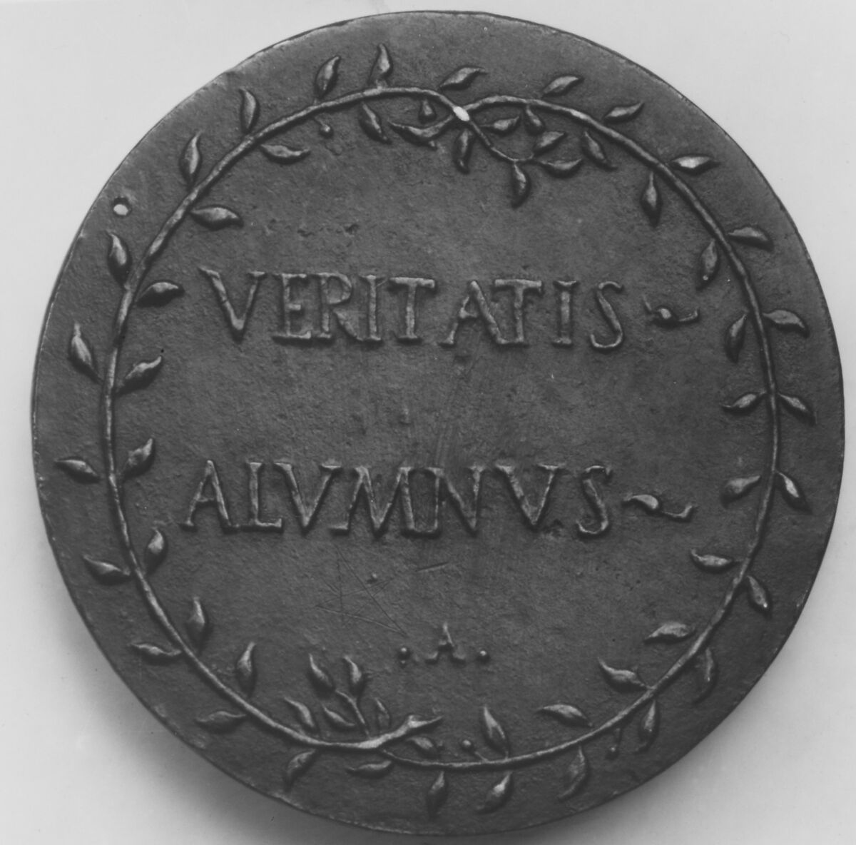 Simone Michieli, Canon of Verona (1498–1535), Medalist: Fra Antonio da Brescia (active ca. 1485–1525), Bronze, olive-brown patina, cast, Northern Italian