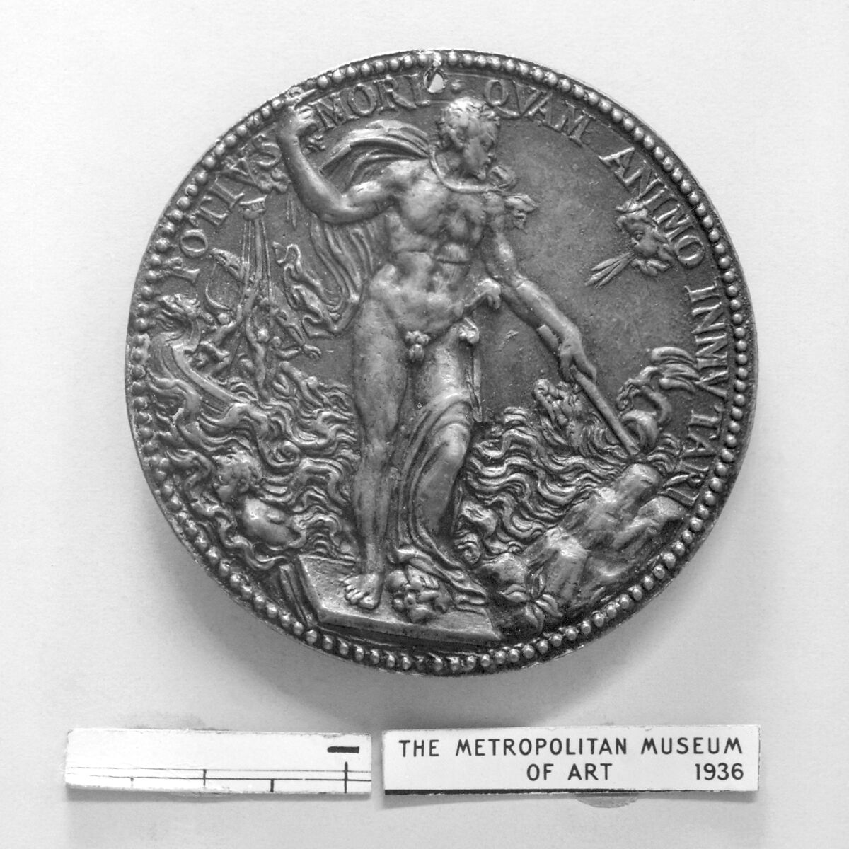 Goffredo Franco, Medalist: Pietro Paolo Galeotti, Bronze, brown patina, cast, Italian