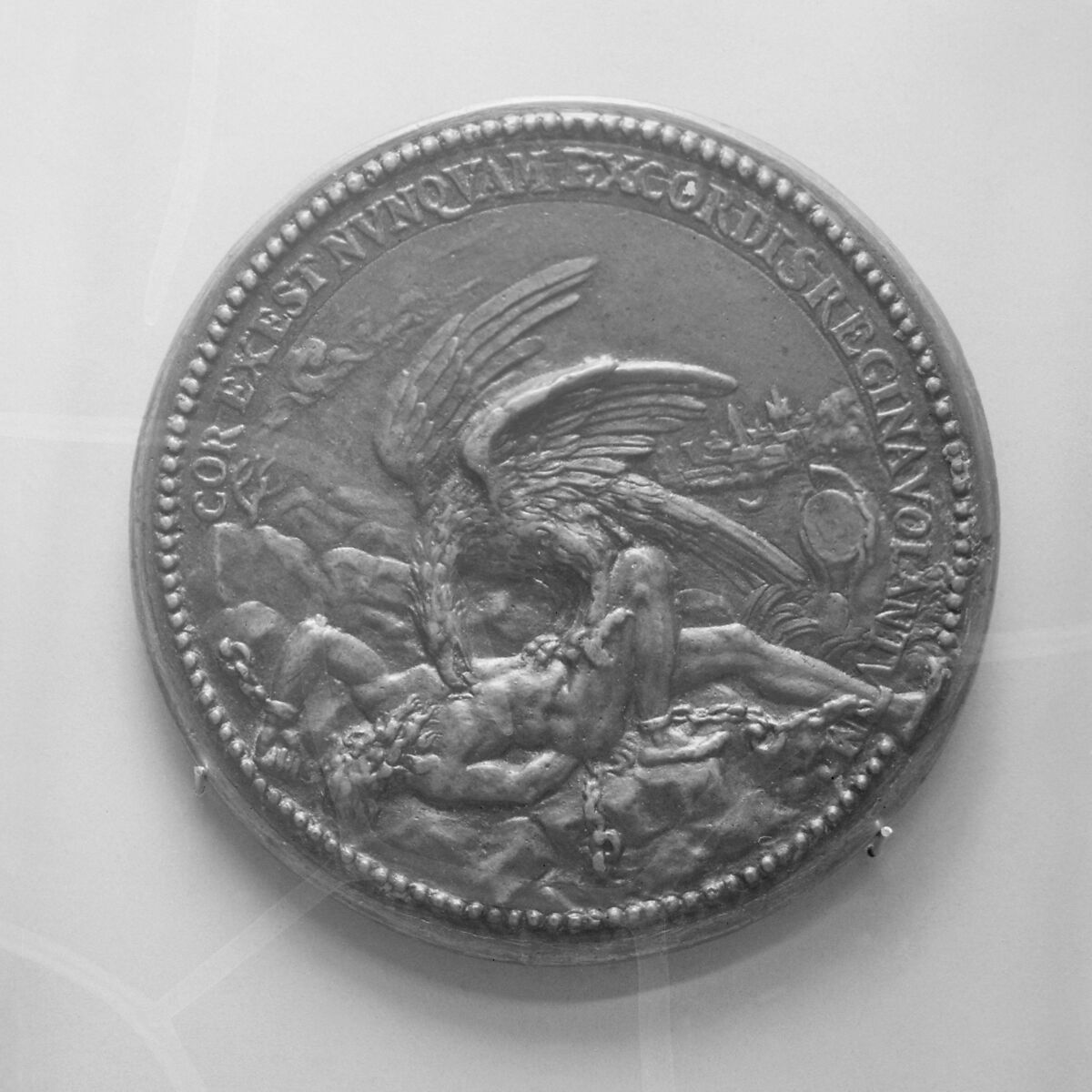 Giambattista Grimaldi, Medalist: Pietro Paolo Galeotti, Bronze, brown patina, cast, Italian