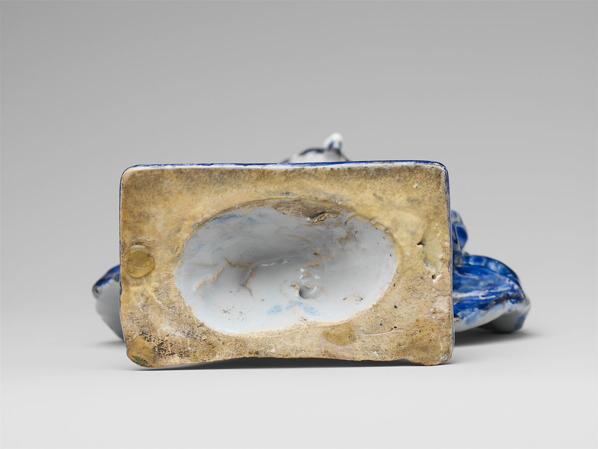 Charles I, Tin-glazed earthenware (delftware), British, Lambeth