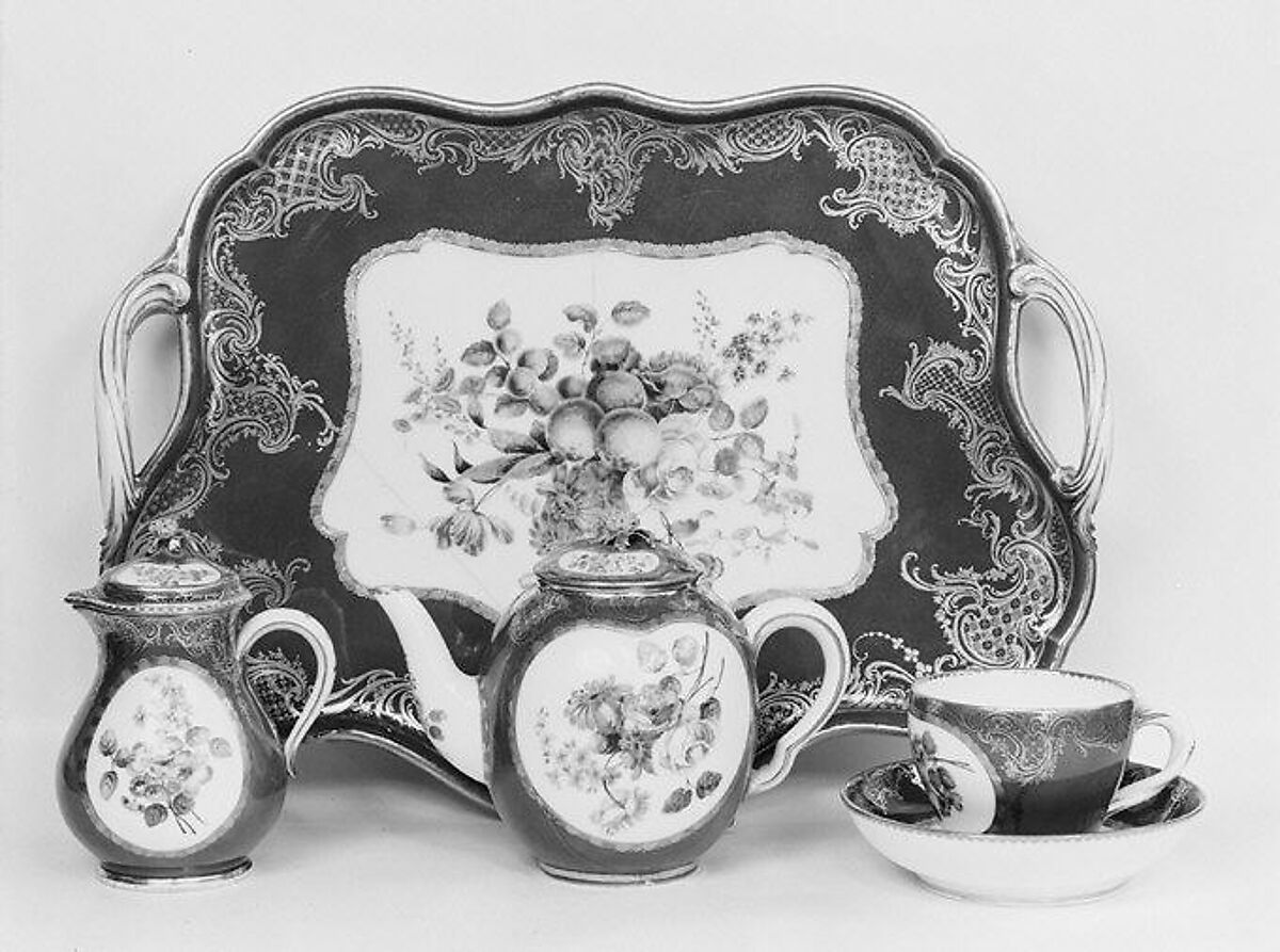 Saucer (part of a service), Sèvres Manufactory (French, 1740–present), Soft-paste porcelain, French, Sèvres