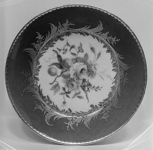 Saucer (one of nine) (part of a service)