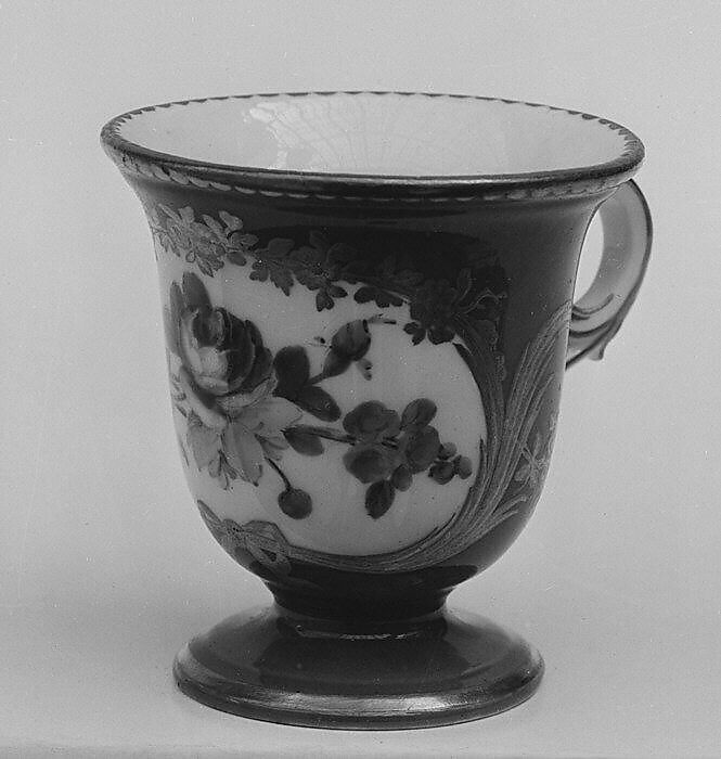 Ice cream cup (tasse à glace) (one of thirty-one) (part of a service), Sèvres Manufactory (French, 1740–present), Soft-paste porcelain, French, Sèvres 