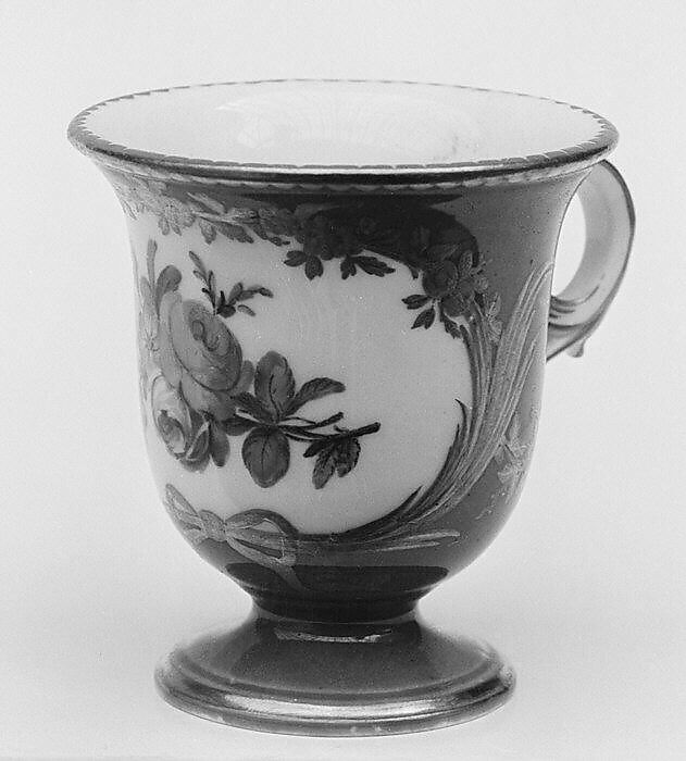 Ice cream cup (tasse à glace) (one of thirty-one) (part of a service), Sèvres Manufactory (French, 1740–present), Soft-paste porcelain, French, Sèvres 