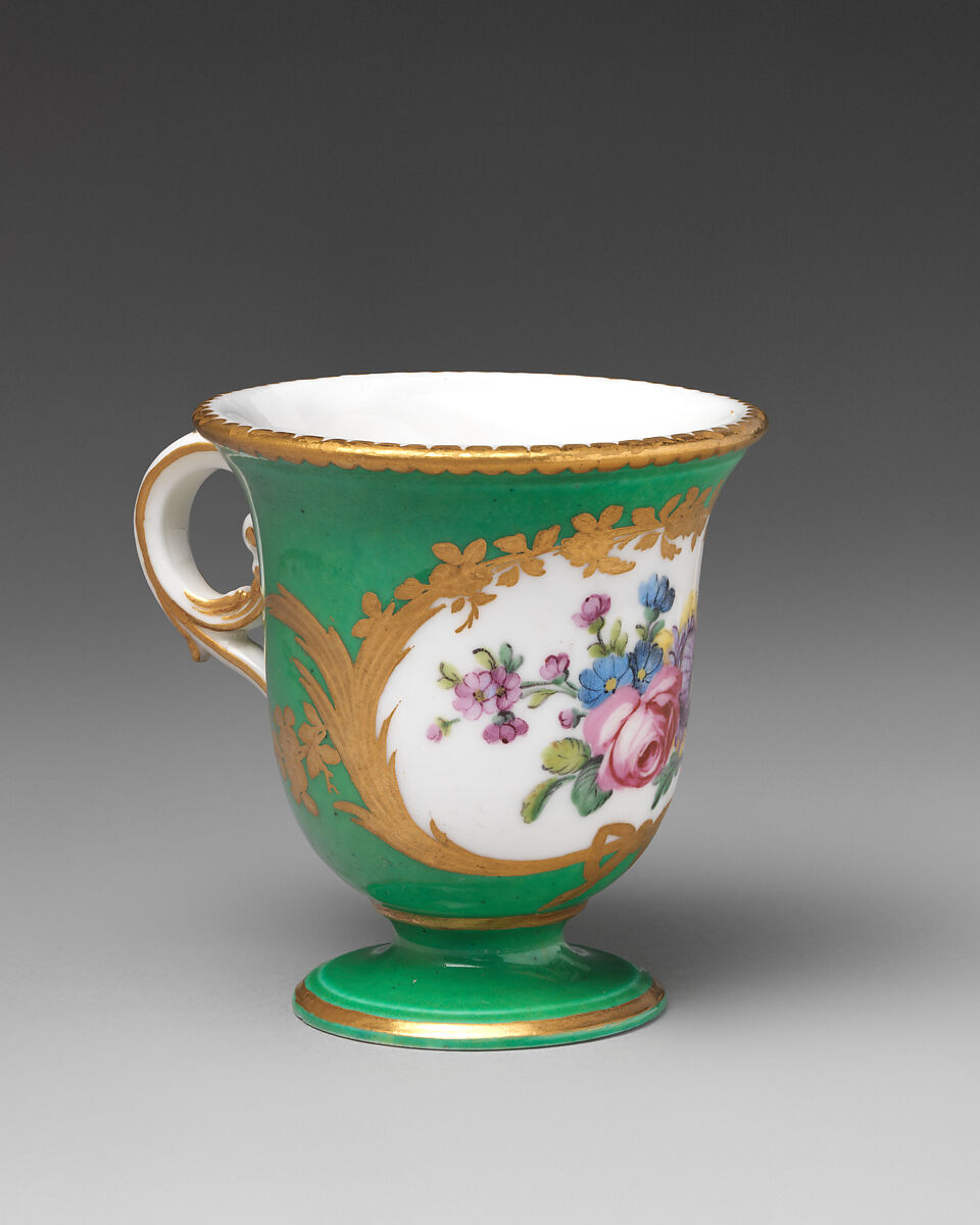 Ice cream cup (tasse à glace) (one of thirty-one) (part of a service), Sèvres Manufactory (French, 1740–present), Soft-paste porcelain, French, Sèvres