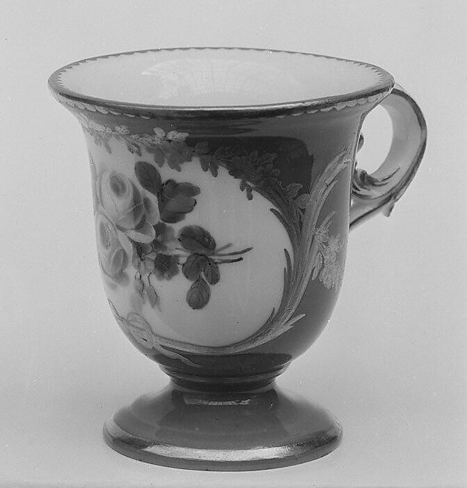 Ice cream cup (tasse à glace) (one of thirty-one) (part of a service), Sèvres Manufactory (French, 1740–present), Soft-paste porcelain, French, Sèvres 