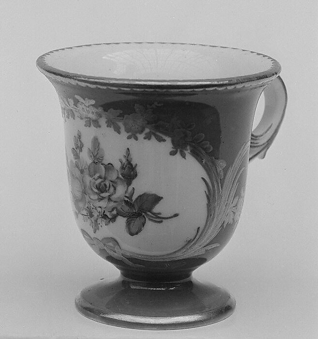 Ice cream cup (tasse à glace) (one of thirty-one) (part of a service), Sèvres Manufactory (French, 1740–present), Soft-paste porcelain, French, Sèvres 