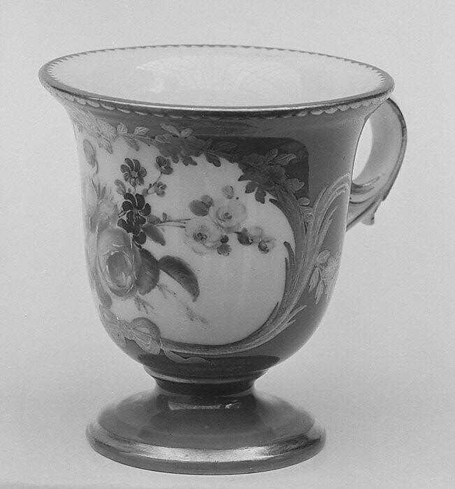 Ice cream cup (tasse à glace) (one of thirty-one) (part of a service), Sèvres Manufactory (French, 1740–present), Soft-paste porcelain, French, Sèvres 