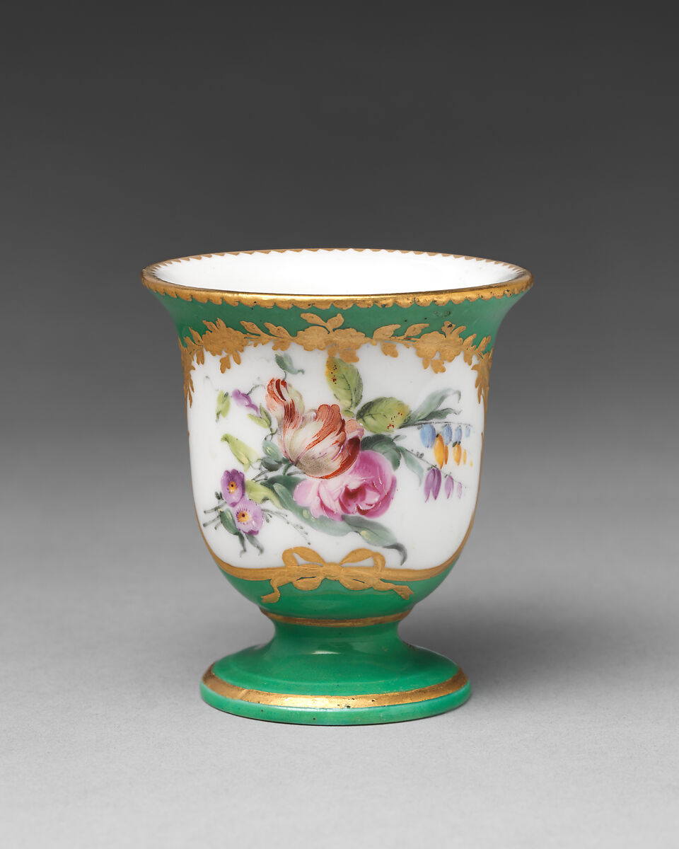 Ice cream cup (tasse à glace) (one of thirty-one) (part of a service), Sèvres Manufactory (French, 1740–present), Soft-paste porcelain, French, Sèvres 