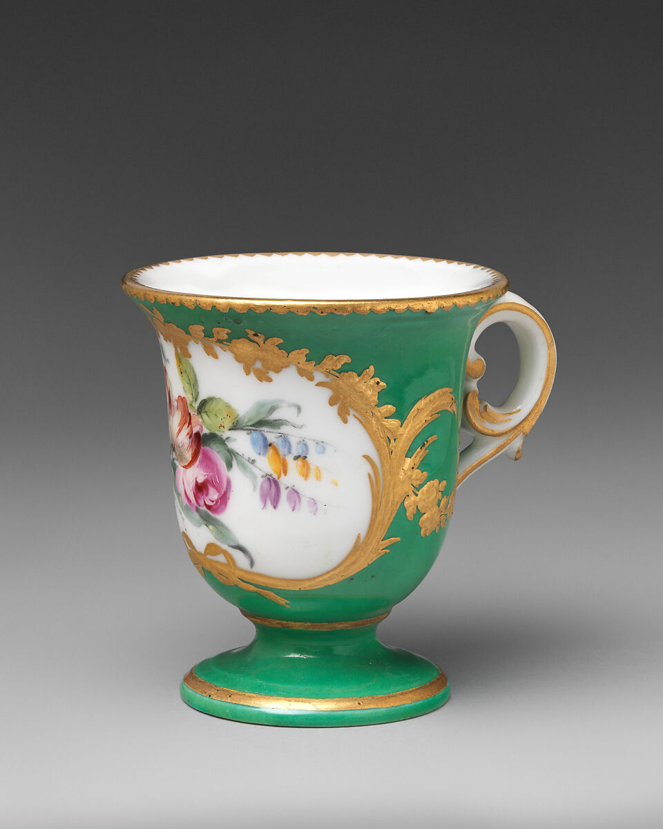 Ice cream cup (tasse à glace) (one of thirty-one) (part of a service), Sèvres Manufactory (French, 1740–present), Soft-paste porcelain, French, Sèvres