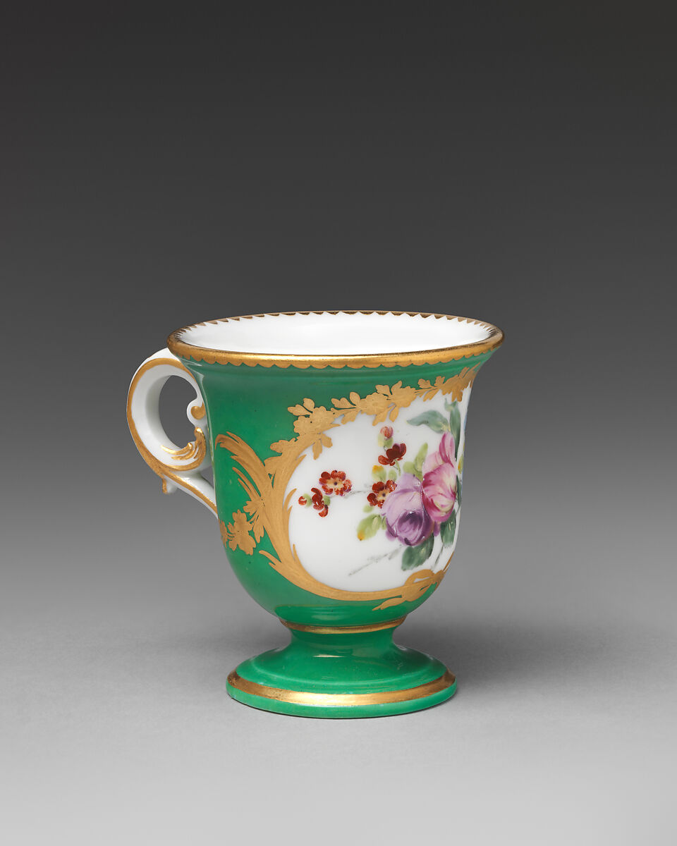 Ice cream cup (tasse à glace) (one of thirty-one) (part of a service), Sèvres Manufactory (French, 1740–present), Soft-paste porcelain, French, Sèvres