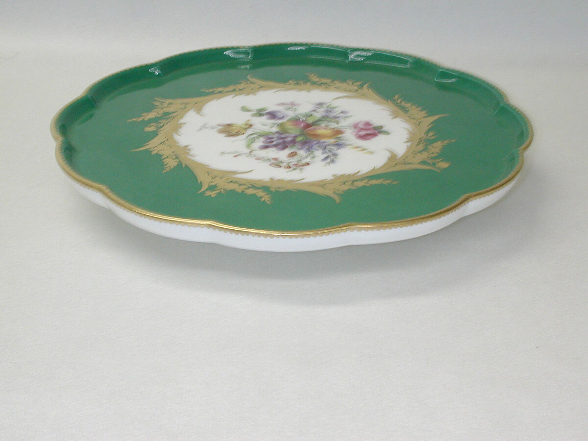 Salad bowl (Saladier) (one of six) (part of a service), Sèvres Manufactory (French, 1740–present), Soft-paste porcelain, French, Sèvres