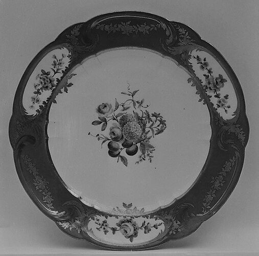 Plate (Assiette à palmes) (1 of 102) (part of a service)