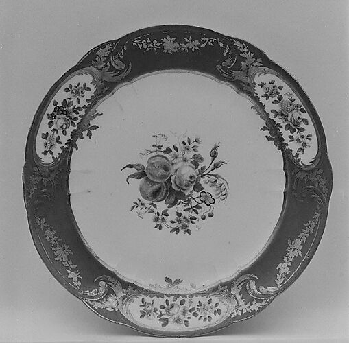 Plate (Assiette à palmes) (1 of 102) (part of a service)