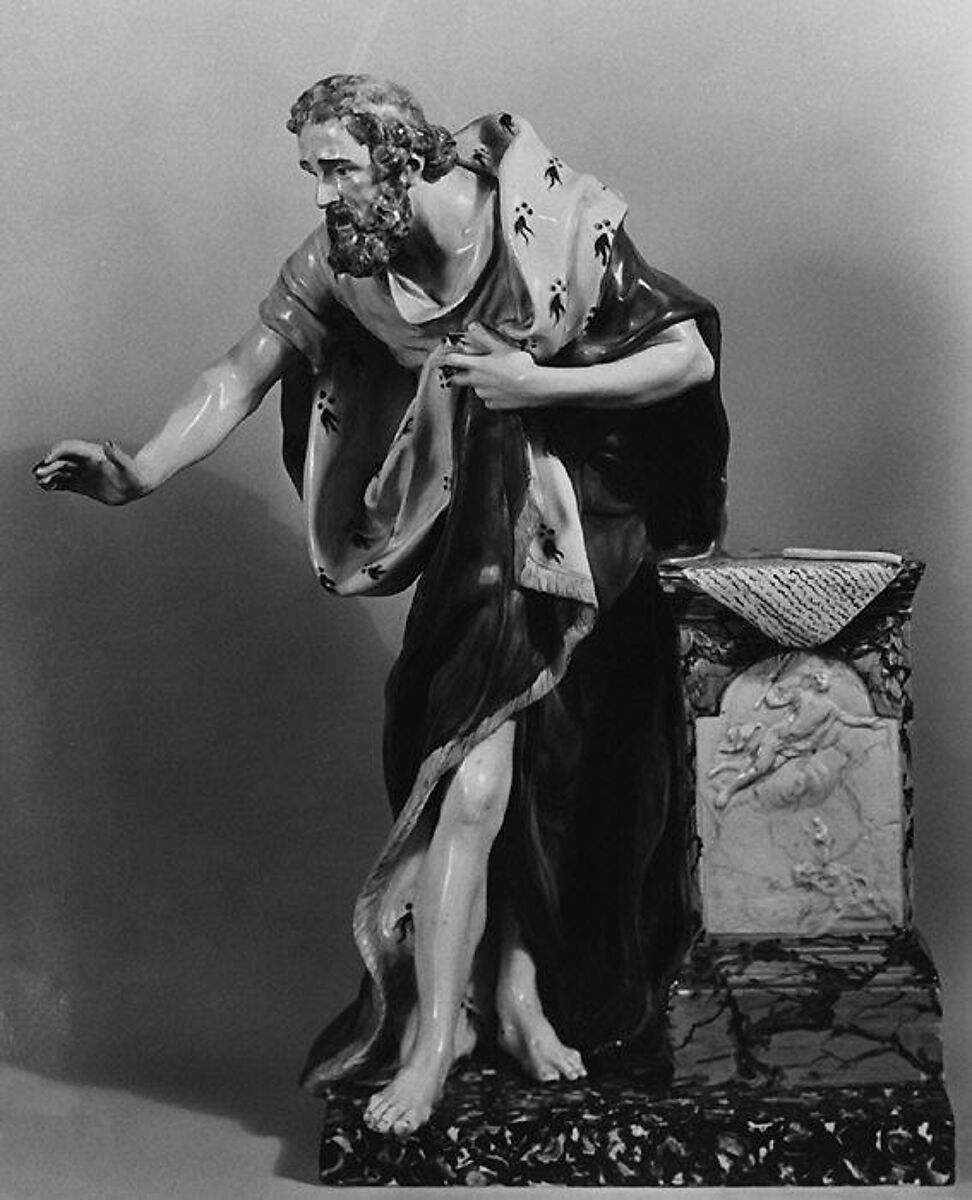 Eloquence (also known as St. Paul Preaching at Athens), Enoch Wood (British, 1759–1846), Lead-glazed earthenware, British, Burslem, Staffordshire 
