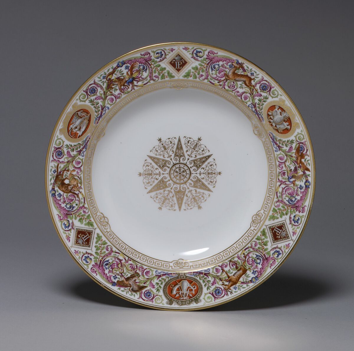 Soup plate, Sèvres Manufactory (French, 1740–present), Hard-paste porcelain, French, Sèvres 