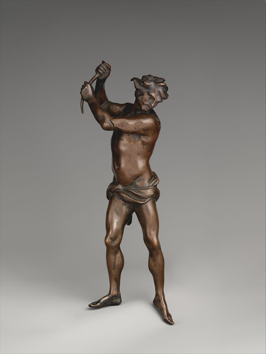 Flagellator, After a model by Alessandro Algardi (Italian, Bologna 1598–1654 Rome), Bronze, Italian, Rome 