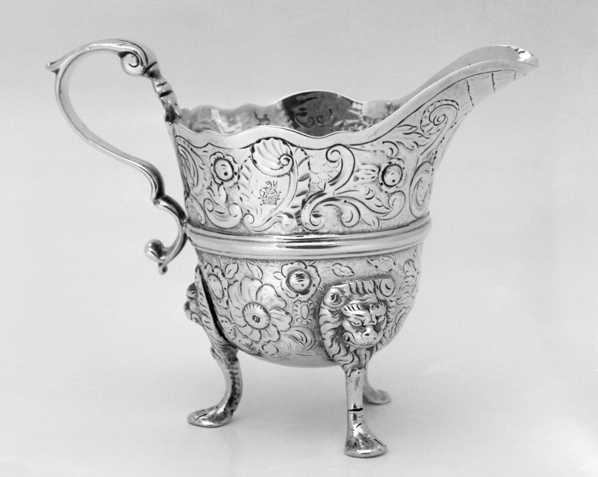 Cream jug, Silver, Irish, Dublin 