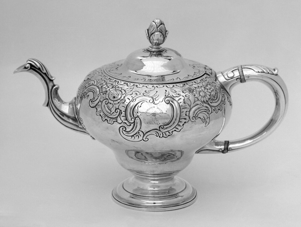 Teapot, Gillsland and Ker, Silver, Scottish, Edinburgh 