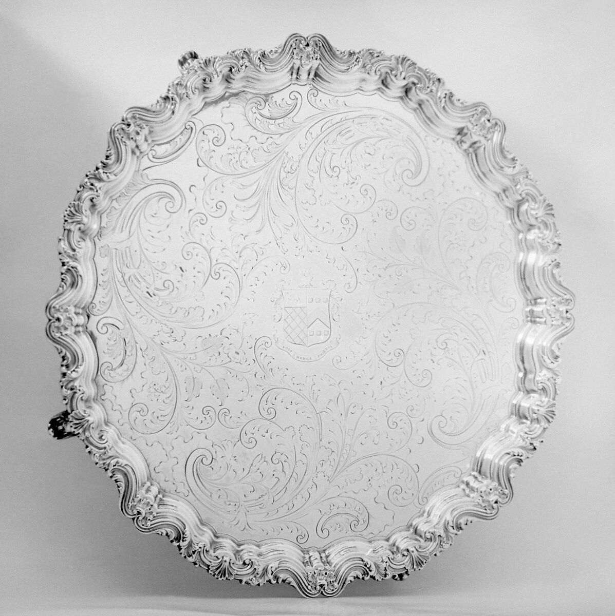 Salver, Henry Wilkinson &amp; Co., Silver, British, Sheffield 