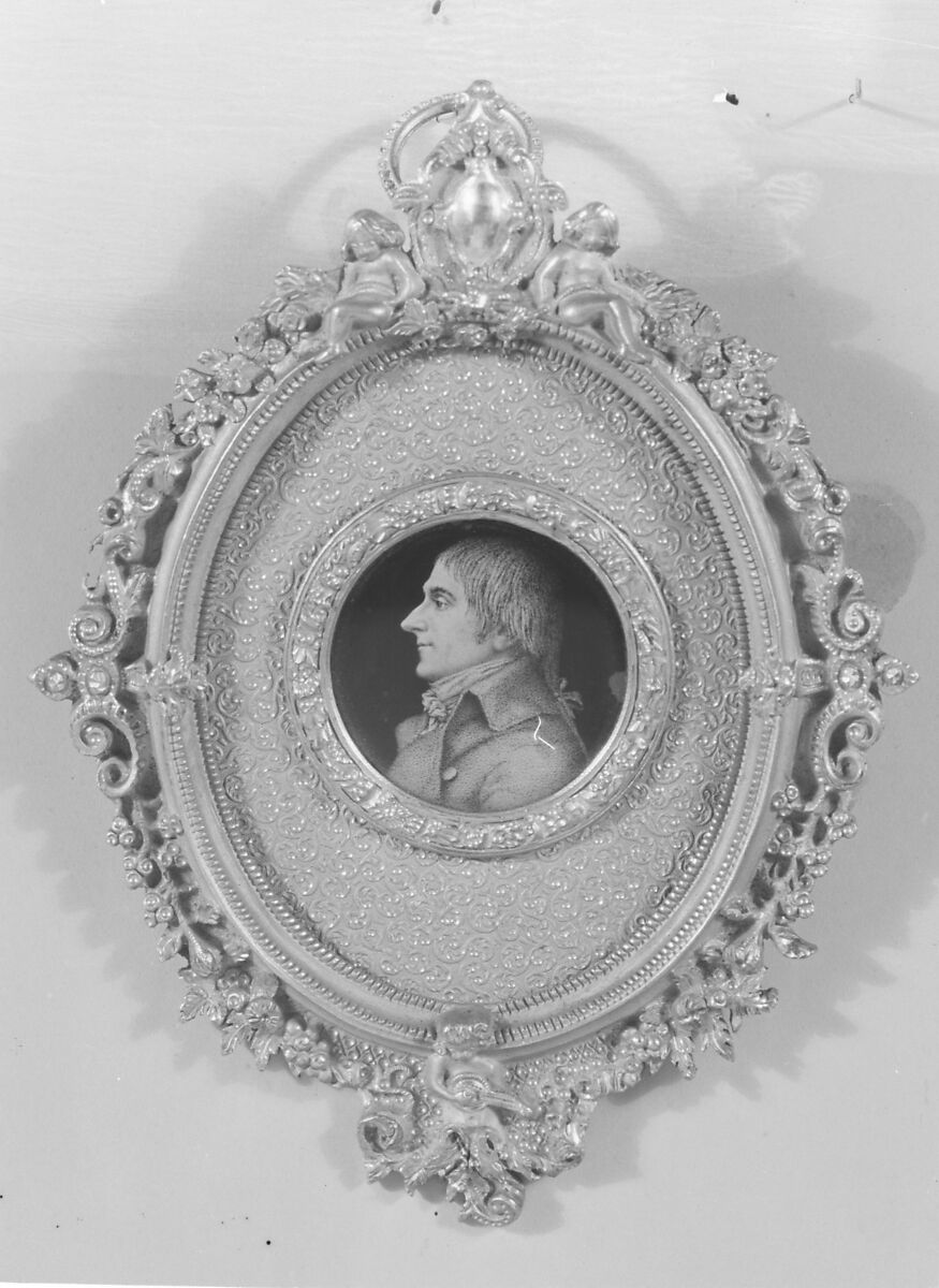 Medallion, Verre églomisé, French