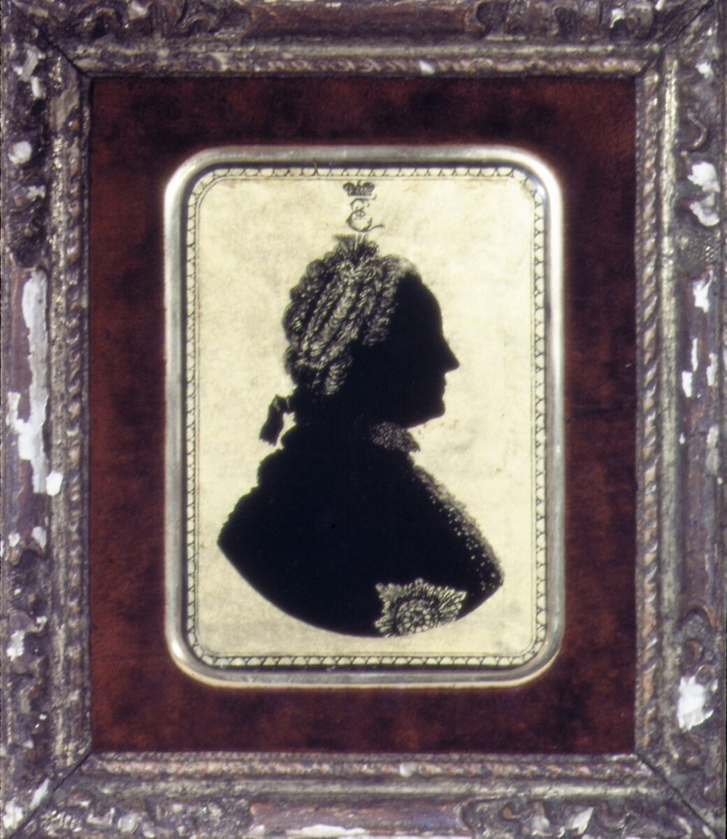 Catherine II (1729–1796), Empress of Russia, Verre églomisé, Russian 