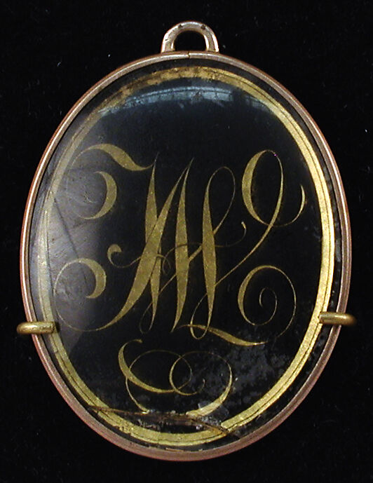 Pendant, Tscherlizky, Verre églomisé, Russian