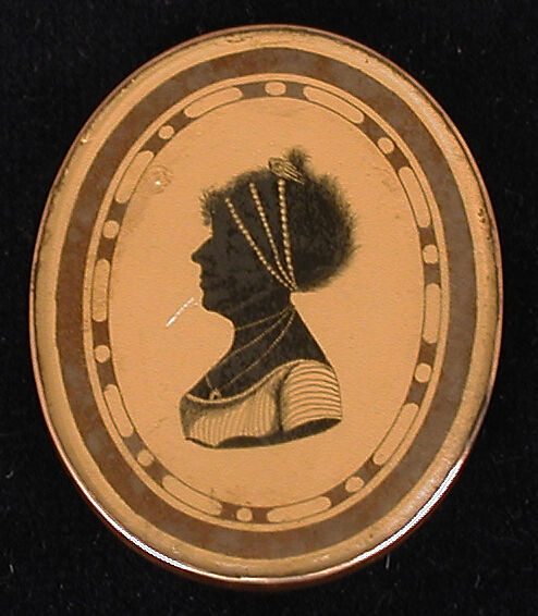 Medallion, Rauert, Verre églomisé, probably Russian