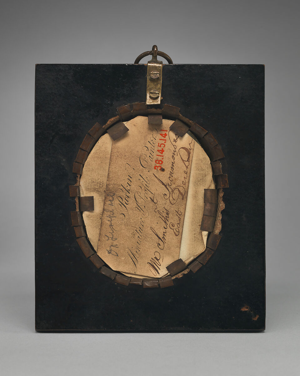 Panel, Wax; glass, painted, British