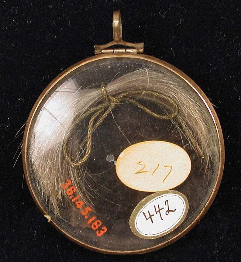 Locket, Glass, possibly German