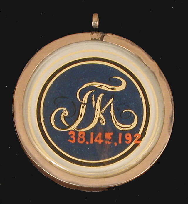 Pendant, Glass, possibly German