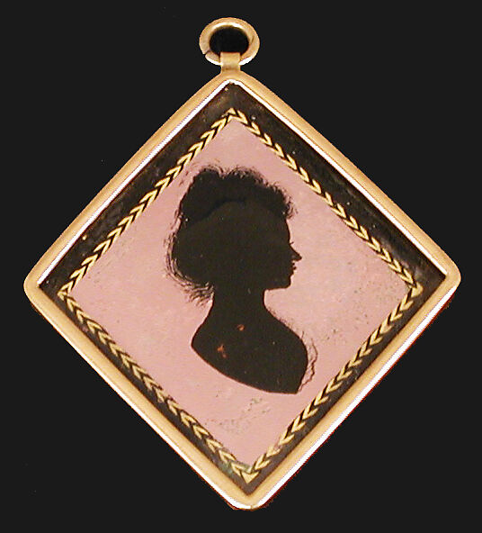 Locket (one of a pair), Glass, possibly German 