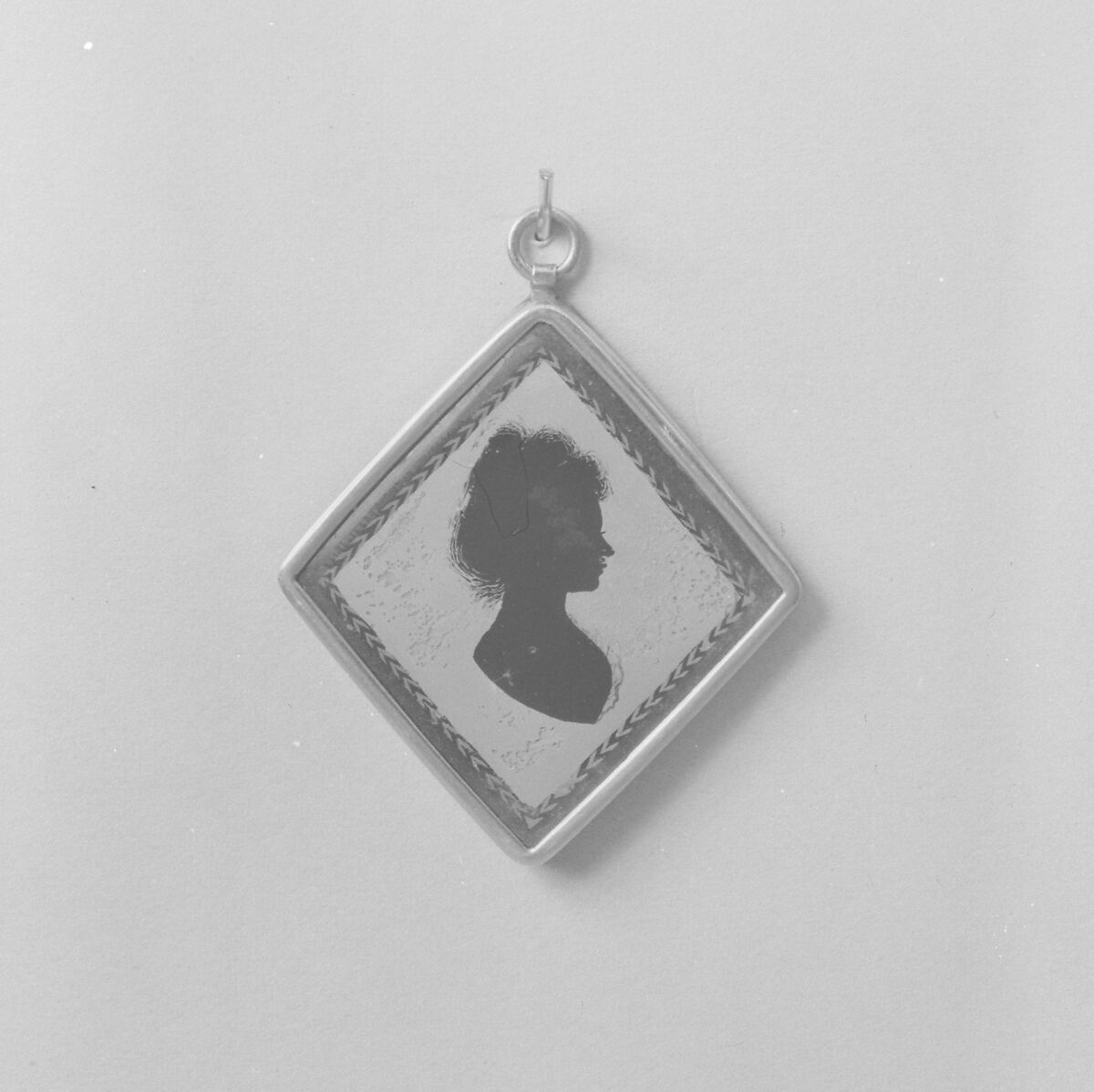 Locket (one of a pair), Glass, possibly German