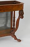 Pier Table, Duncan Phyfe (American (born Scotland), near Lock Fannich, Ross-Shire, Scotland 1768/1770–1854 New York), Mahogany, mahogany veneer, white pine, yellow poplar; marble; silvered plate-glass