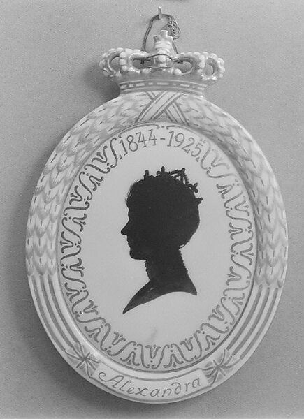 Queen Alexandra (1844–1925), Royal Porcelain Manufactory (Danish, 1775–present), Hard-paste porcelain, Danish, Copenhagen 