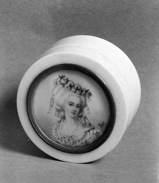 Box, Ivory and brass, French