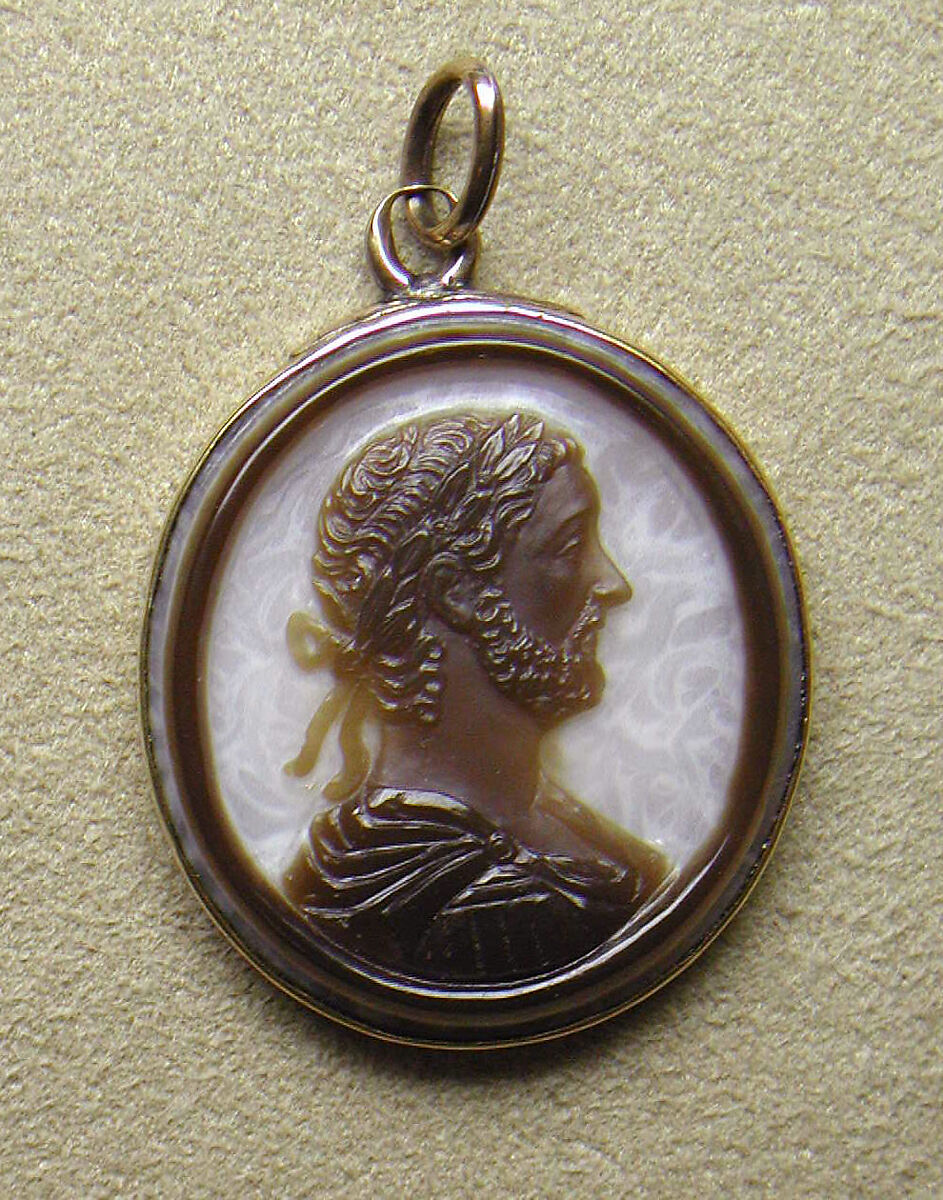 Antoninus Pius (Titus Aurelius Fulvus Boionius Arrius Antoninus, 86–161) (?), Sardonyx and gold, Italian 