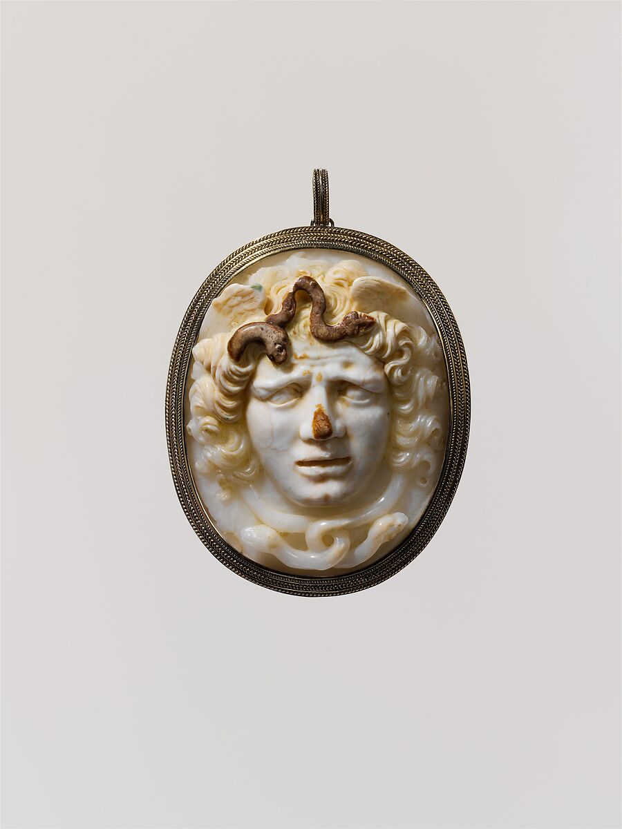 Head of Medusa, Sardonyx, Italian 