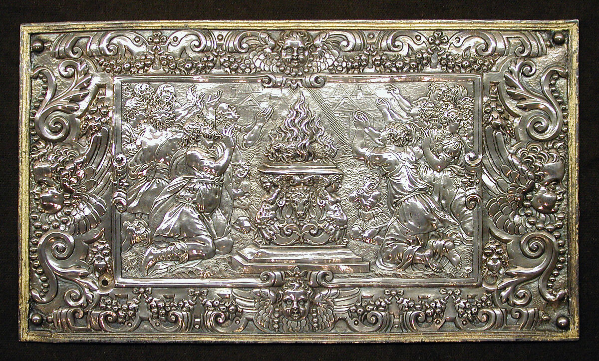 The Sacrifice of Noah, Silver, German, Augsburg 