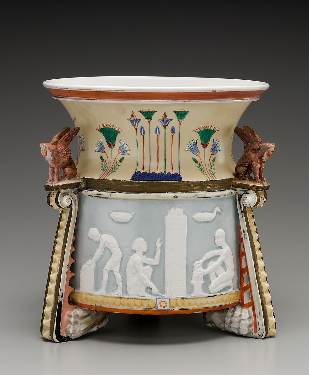 Jardinière, Union Porcelain Works (1863–1922), Porcelain, American 