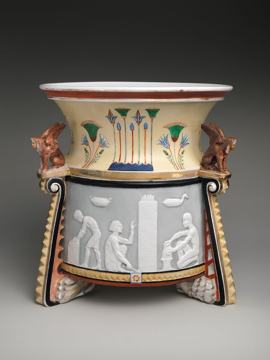 Jardinière, Union Porcelain Works (American, 1863–1922), Porcelain, American