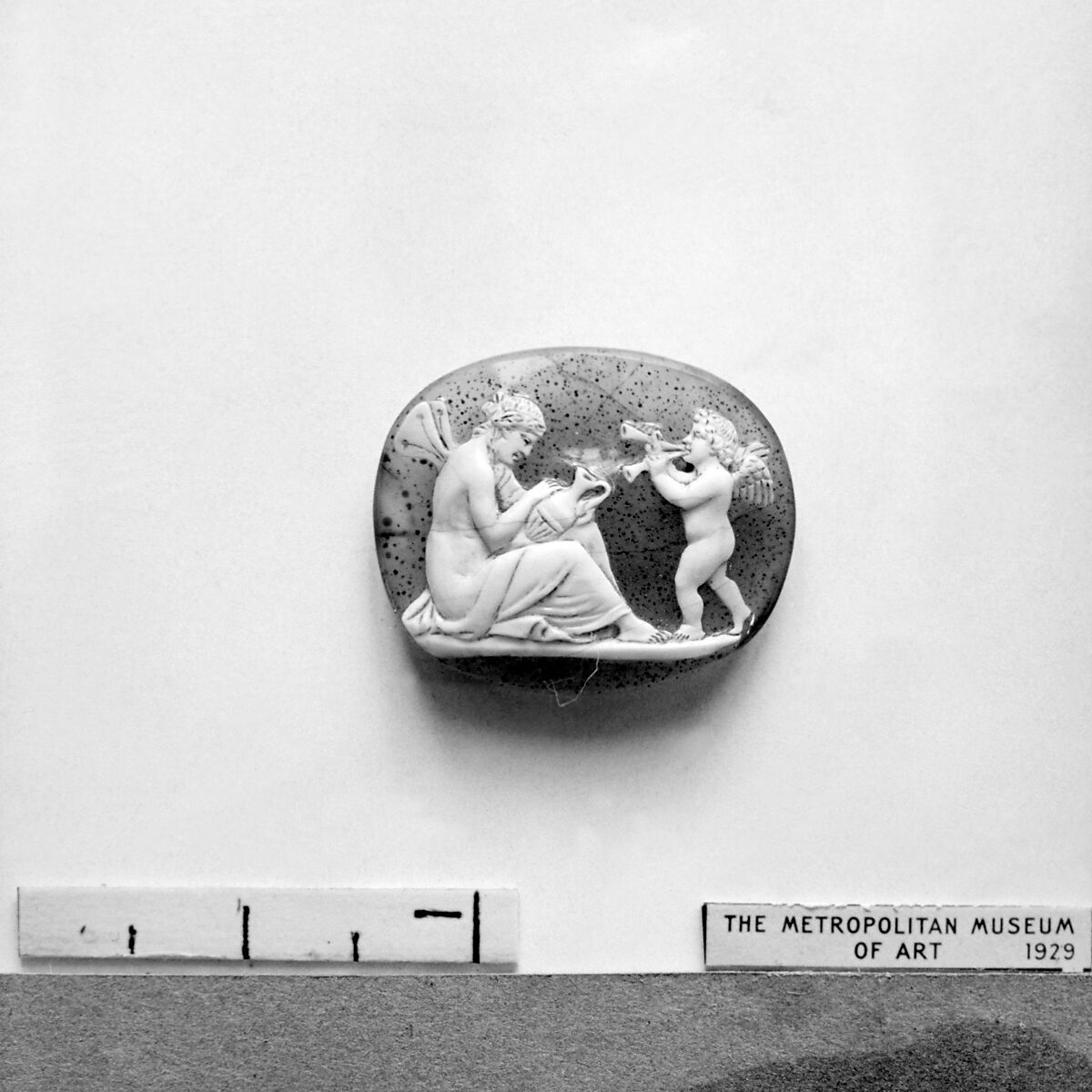 Cupid and Psyche, Sardonyx, possibly French 