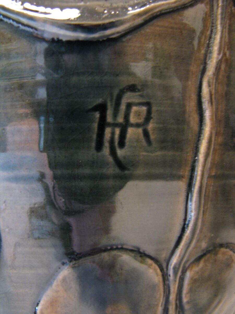 Ewer on stand, Chelsea Keramic Art Works (1872–1889), Earthenware, American