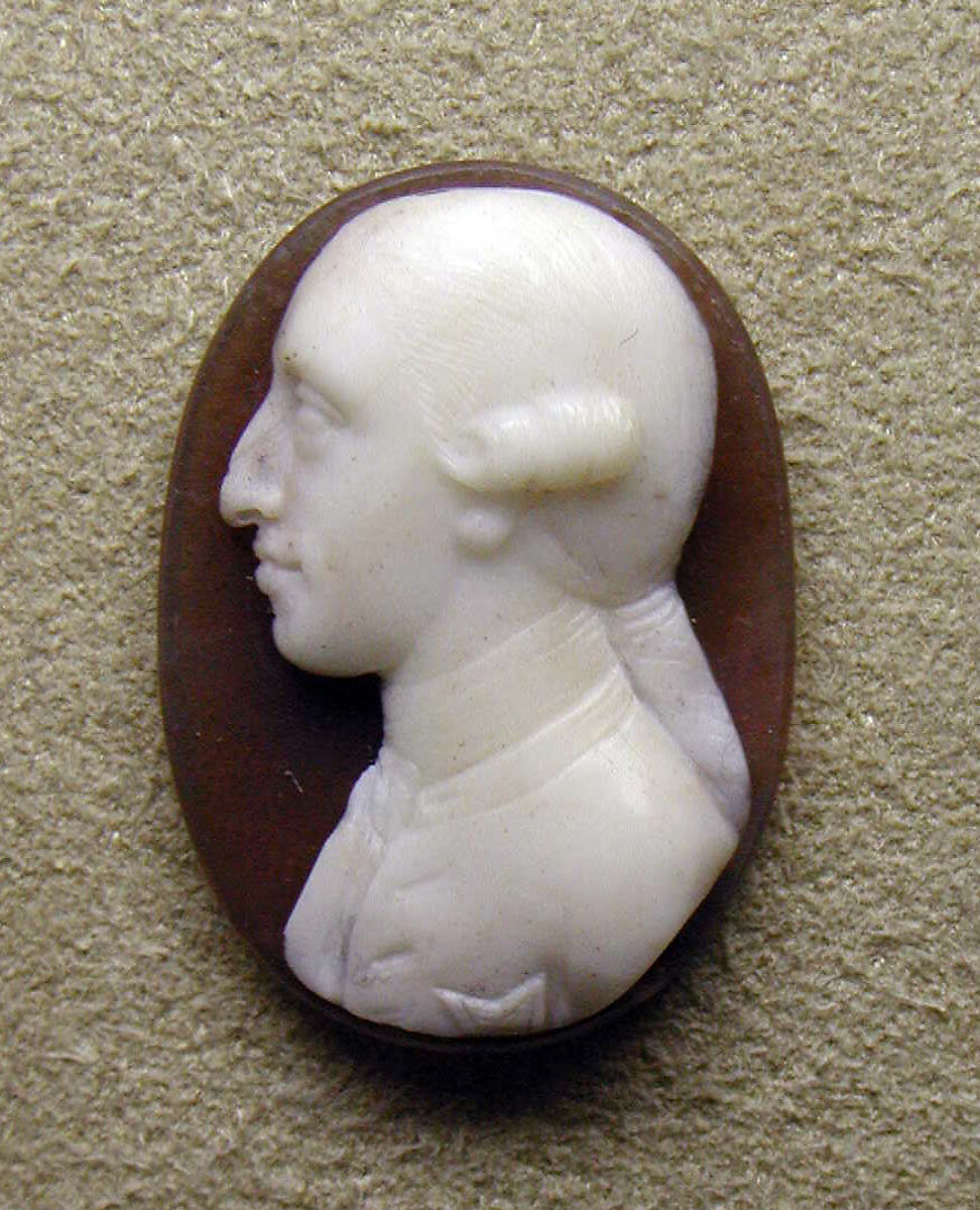 Bust of a young man, possibly a Hapsburg Prince, Sardonyx, Austrian or German 