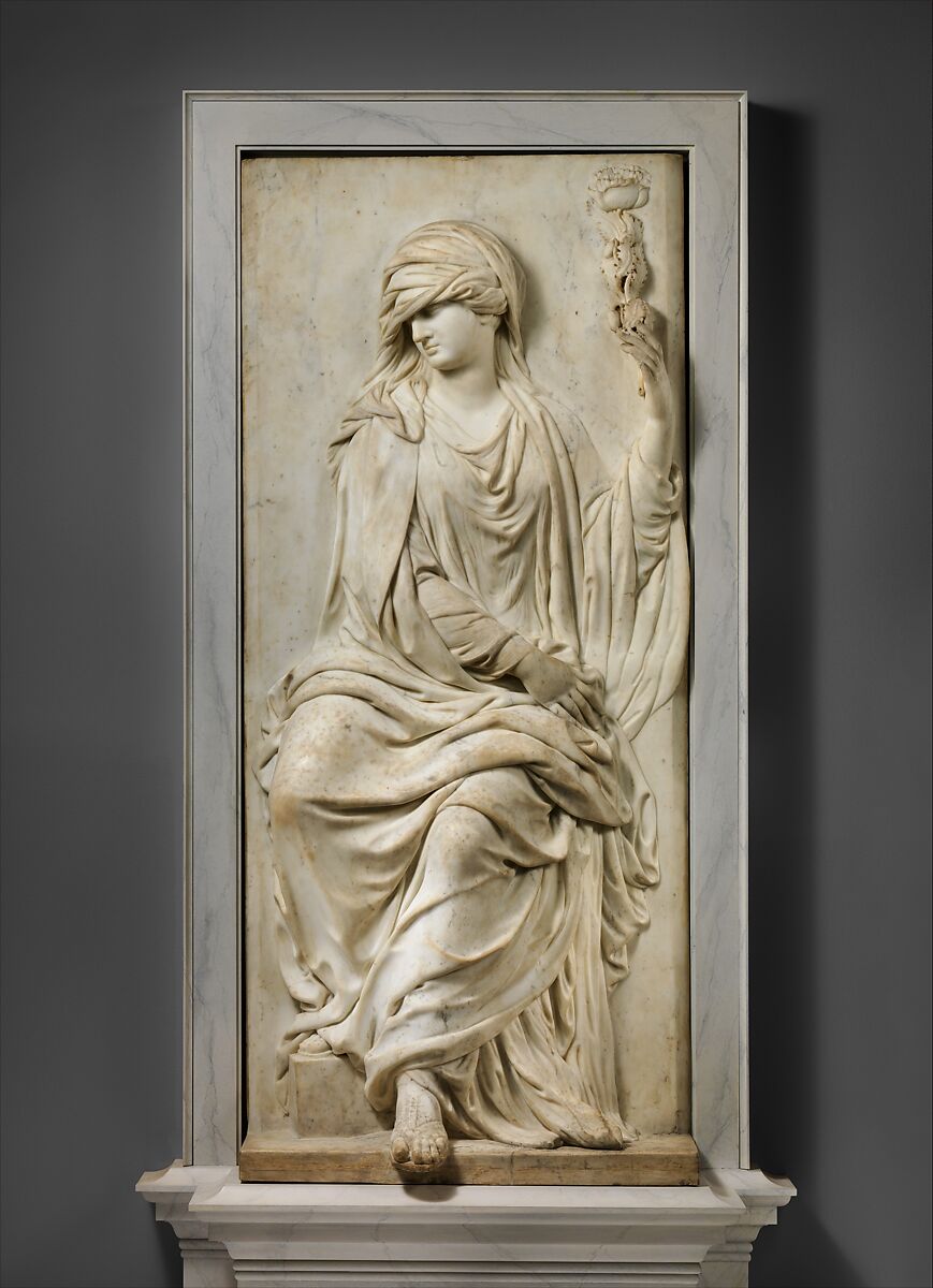 Allegorical figure, François Girardon (French, Troyes 1628–1715 Paris), Marble, French, Paris 