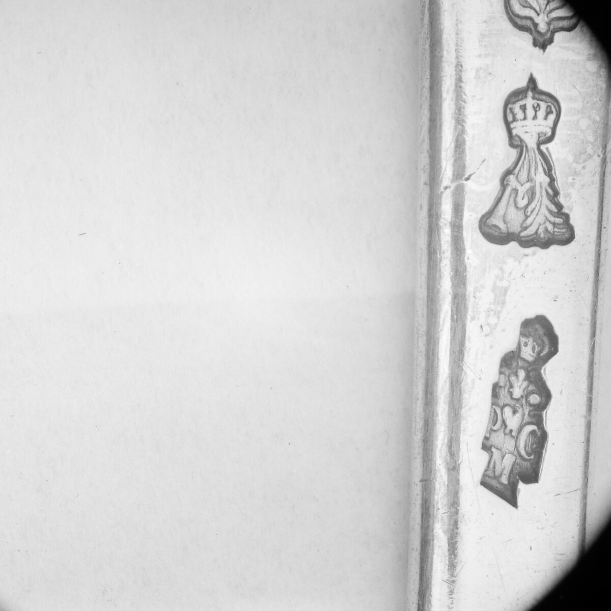 Section of a spoon handle, Pierre-Charles Micalef (master 1773, recorded 1806), Silver, French, Paris