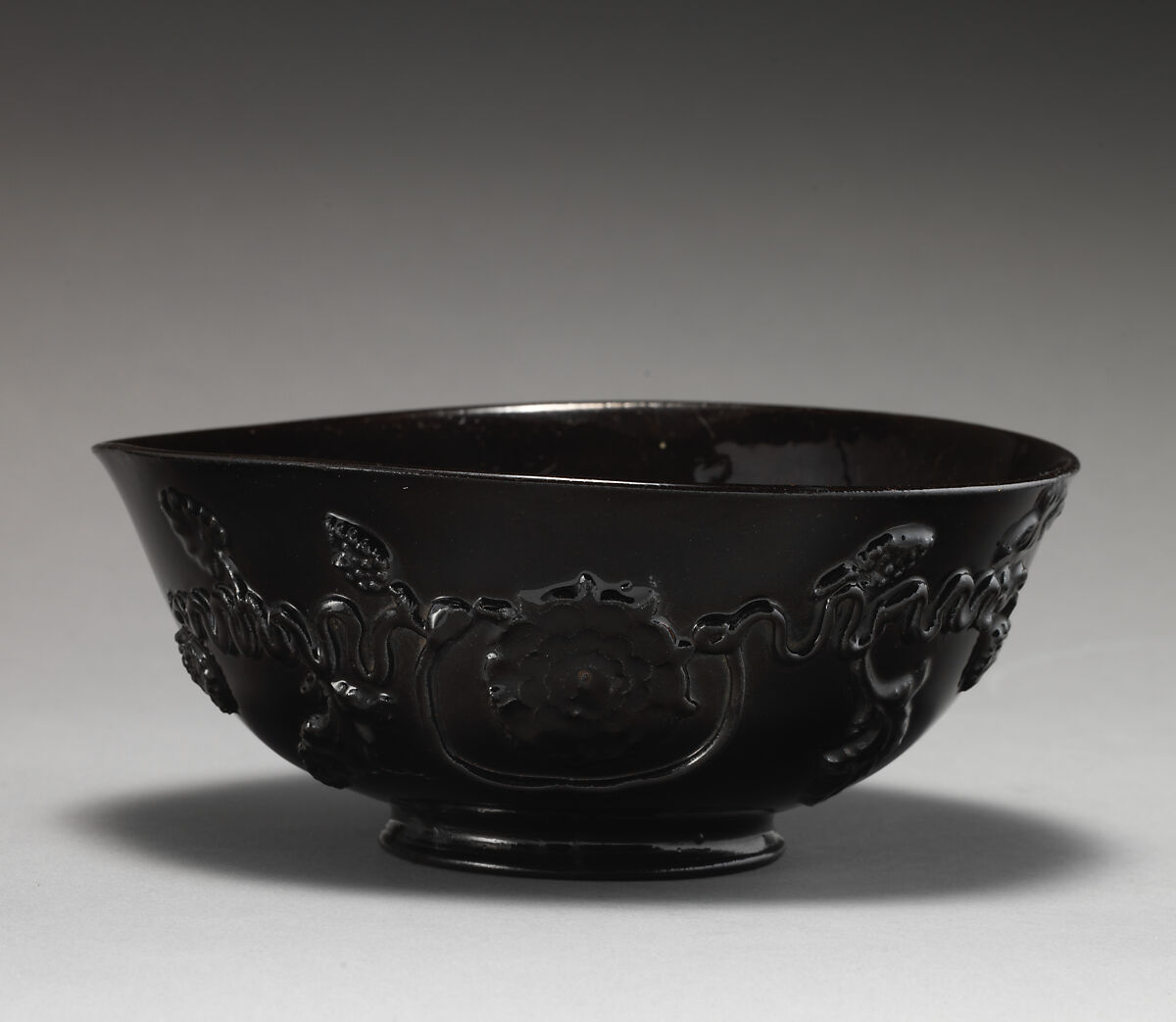 Bowl, Lead-glazed earthenware, probably British, Staffordshire