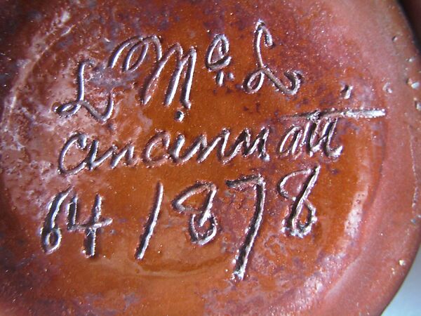 Vase, M. Louise McLaughlin (American, Cincinnati, Ohio 1847–1939 Cincinnati, Ohio), Earthenware, American