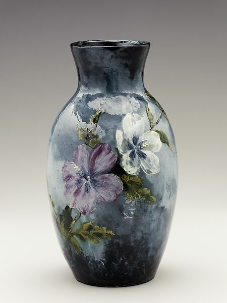 Vase, M. Louise McLaughlin (American, Cincinnati, Ohio 1847–1939 Cincinnati, Ohio), Earthenware, American 